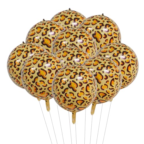 COACOM 10 Stücke Von Leoparden -Druckballons, Kreative Styling -Luftballons, Party -Dekorationen Mit Tiermotiven, Party -Szenenarrangement. COACOM 10 Stücke Von Leoparden -Druckballons, Kreative Styling -Luftballons, Party -Dekorationen Mit Tiermotiven, Party -Szenenarrangement. von COACOM