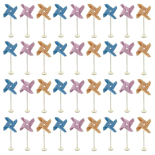 COACOM 36 Windmill -Bambus -Stick -Plugins, Kreative Persönlichkeitsbambus -Kuchen -Topper, Lustige Spielzeug, DIY Cupcake Dekorationen, Party, Geburtstag. COACOM 36 Windmill -Bambus -Stick -Plugins, Kreative Persönlichkeitsbambus -Kuchen -Topper, Lustige Spielzeug, DIY Cupcake Dekorationen, Party, Geburtstag. von COACOM