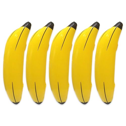 COACOM 5 Stücke Aufblasbare Bananenspielzeuge, Kreative Schlauchboote, Partyspielzeug Und Lustige Schlauchboote. von COACOM