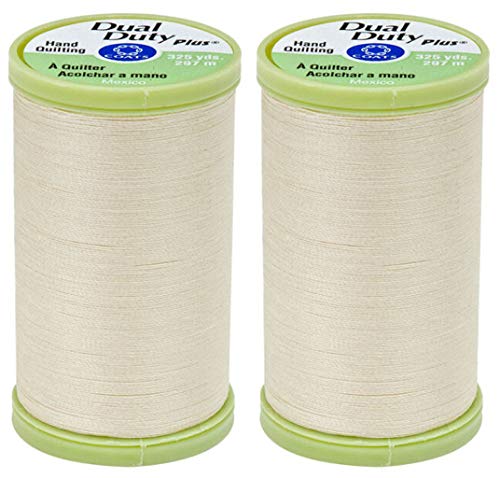 Coats & Clark S960–8020 Nähgarn, 2 Stück, 200 m, cremefarben von COATS