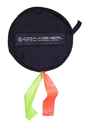 COAXSHER Dual Flagging Tape Dispenser, Schwarz von COAXSHER