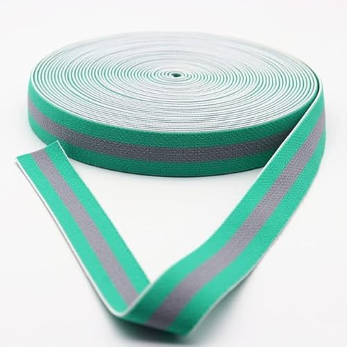 CODAO 25 mm elastisches Gurtband, gestreift, elastischer elastischer Bund, elastisches Gurtband, geeignet für Schuhe, Hüte, Kleidung, Taschen, Nähzubehör CODAO 25 mm elastisches Gurtband, gestreift, elastischer elastischer Bund, elastisches Gurtband, geeignet für Schuhe, Hüte, Kleidung, Taschen, Nähzubehör von CODAO