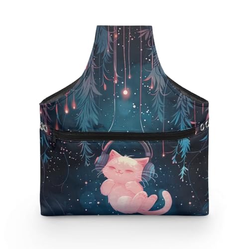 COEQINE Nähgarn Aufbewahrung Größe L Rosa Niedliches Katzenmuster Nähset Aufbewahrungsbox mit Griffen für Reisen Arbeit Maschinenwaschbar 28 x 6 x 35,5 cm COEQINE Nähgarn Aufbewahrung Größe L Rosa Niedliches Katzenmuster Nähset Aufbewahrungsbox mit Griffen für Reisen Arbeit Maschinenwaschbar 28 x 6 x 35,5 cm von COEQINE