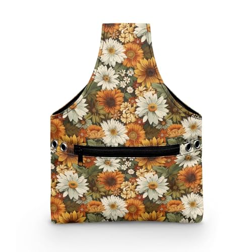 COEQINE Nähgarn-Aufbewahrungs-Organizer, Boho-Themen, Blumenmuster, für Damen, tragbar, Reisezubehör, leicht, maschinenwaschbar, Nähzubehör, Tasche, 20 x 4,5 x 26 cm COEQINE Nähgarn-Aufbewahrungs-Organizer, Boho-Themen, Blumenmuster, für Damen, tragbar, Reisezubehör, leicht, maschinenwaschbar, Nähzubehör, Tasche, 20 x 4,5 x 26 cm von COEQINE