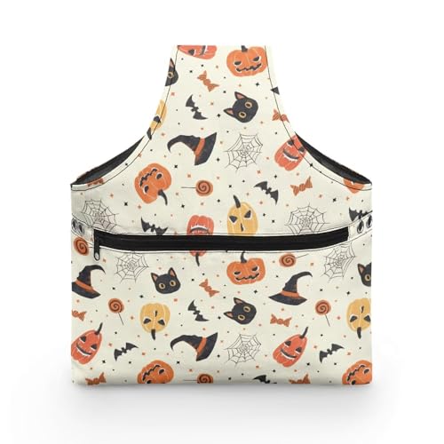 COEQINE Nähgarnaufbewahrung Weiß Niedliche Kürbis Katzen Halloween Dekoration Arbeitstasche Große Kapazität Nähen Aufbewahrung Kit Zubehör Fall Größe L 28 x 6 x 35,5 cm COEQINE Nähgarnaufbewahrung Weiß Niedliche Kürbis Katzen Halloween Dekoration Arbeitstasche Große Kapazität Nähen Aufbewahrung Kit Zubehör Fall Größe L 28 x 6 x 35,5 cm von COEQINE