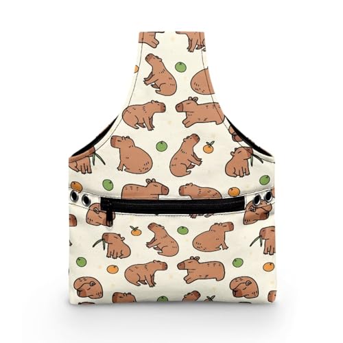 COEQINE Nähset, niedliches Capybara-Tier-Aufbewahrungskoffer mit breiten Griffen, tragbarer Nähgarn-Organizer mit Vordertasche, Größe S, 28 x 6 x 35,5 cm COEQINE Nähset, niedliches Capybara-Tier-Aufbewahrungskoffer mit breiten Griffen, tragbarer Nähgarn-Organizer mit Vordertasche, Größe S, 28 x 6 x 35,5 cm von COEQINE