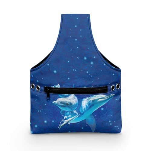 COEQINE Niedlicher kleiner Nähaufbewahrungsschrank-Organizer, blau, Größe S, Delfin-Nähset für Erwachsene, tragbare Reisetasche, Arbeitstasche, niedliches Meerestiermuster, Nähset, Organizer für COEQINE Niedlicher kleiner Nähaufbewahrungsschrank-Organizer, blau, Größe S, Delfin-Nähset für Erwachsene, tragbare Reisetasche, Arbeitstasche, niedliches Meerestiermuster, Nähset, Organizer für von COEQINE