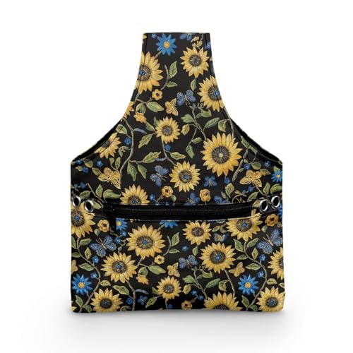 COEQINE Sunflower Sewing Kit Puch with Zipper Pocket fopr Storage Needles Kit Small Mini Sewing Accessories Foldable Portable Travel DIY Party, Black Size S 28 x 6 x 35.5 cm COEQINE Sunflower Sewing Kit Puch with Zipper Pocket fopr Storage Needles Kit Small Mini Sewing Accessories Foldable Portable Travel DIY Party, Black Size S 28 x 6 x 35.5 cm von COEQINE