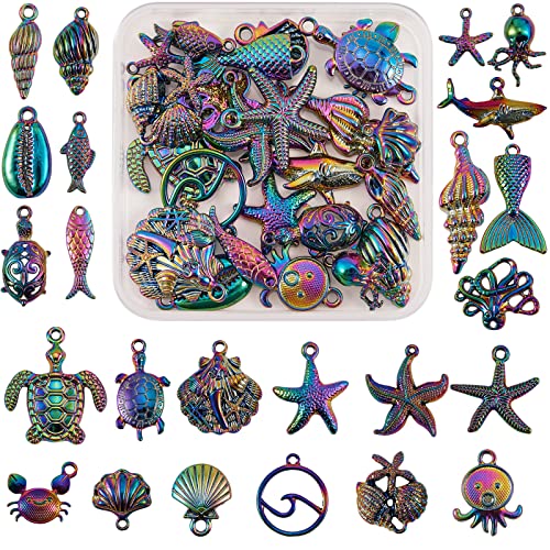 COGCHARGER Regenbogen-Legierung, großer Charm-Anhänger, Kreuz-Schädel-Anhänger, mehrfarbige Charms für Schmuck, Halsketten, Armbänder, Ohrringe, Basteln, Metall COGCHARGER Regenbogen-Legierung, großer Charm-Anhänger, Kreuz-Schädel-Anhänger, mehrfarbige Charms für Schmuck, Halsketten, Armbänder, Ohrringe, Basteln, Metall von COGCHARGER