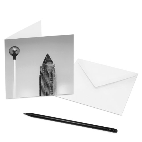 Klappkarte Frankfurt - 14 x 14 cm - Motiv: Messeturm - mit Briefumschlag Klappkarte Frankfurt - 14 x 14 cm - Motiv: Messeturm - mit Briefumschlag von COGNOSCO