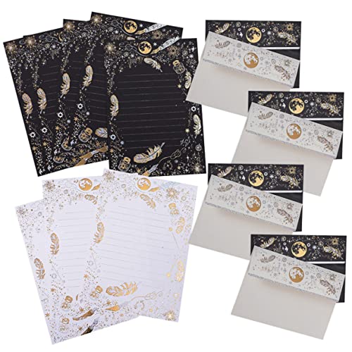 1 Set Briefumschlag Briefpapier Set Briefumschläge Japanische Briefpapier Serie Briefpapier Design Schwarz Goldener Umschlag Brief Heißprägung Briefumschlag Briefpapier COHEALI 1 Set Briefumschlag Briefpapier Set Briefumschläge Japanische Briefpapier Serie Briefpapier Design Schwarz Goldener Umschlag Brief Heißprägung Briefumschlag Briefpapier COHEALI von COHEALI