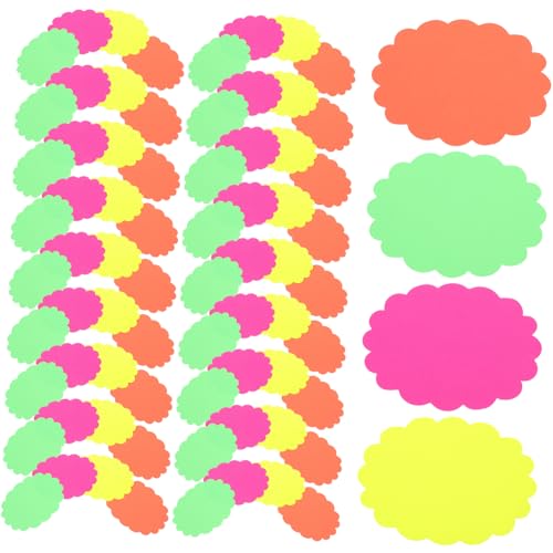80 Stück Burst Cutouts Streichhölzer Papierausschnitte für Klassenzimmer Bastelprojekt Helle und Lustige Dekorative Ausschnitte von COHEALI