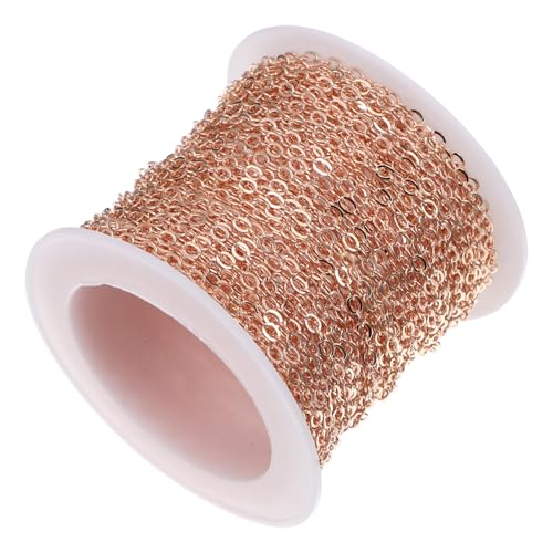 COHEALI 1 Rolle Kupferkette Selber Machen Schmuck Armbänder Halskettenkette Aus Kupfer Kupferhalskette Ketten Für Charm Halter Für Halskette Schmuck Halskette Schmuckketten Metall COHEALI 1 Rolle Kupferkette Selber Machen Schmuck Armbänder Halskettenkette Aus Kupfer Kupferhalskette Ketten Für Charm Halter Für Halskette Schmuck Halskette Schmuckketten Metall von COHEALI