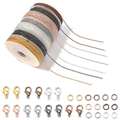 COHEALI 1 Satz Diy Zubehör Karabinerverschlüsse Für Schmuck Halskette Verlängerungskette Kabelkette Aus Edelstahlgliedern Ketten Für Die Schmuckherstellung Kreuzkette Armband Kupfer COHEALI 1 Satz Diy Zubehör Karabinerverschlüsse Für Schmuck Halskette Verlängerungskette Kabelkette Aus Edelstahlgliedern Ketten Für Die Schmuckherstellung Kreuzkette Armband Kupfer von COHEALI