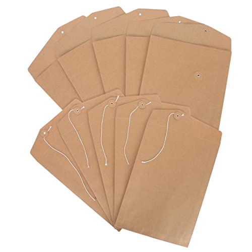 COHEALI 10 Stück Schnur Kraftpapier Portfolio Kraft Umschläge Datei Organizer Wiederverwendbare Umschläge Für Bargeld Büro Aktenordner Bürobedarf Projektbüro Ordner Aktenhalter COHEALI 10 Stück Schnur Kraftpapier Portfolio Kraft Umschläge Datei Organizer Wiederverwendbare Umschläge Für Bargeld Büro Aktenordner Bürobedarf Projektbüro Ordner Aktenhalter von COHEALI