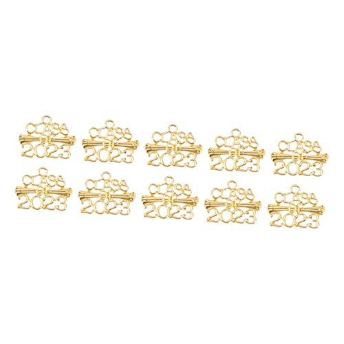 COHEALI 10 Stück Teiliges Graduation Keychain Charms Anhänger Legierung DIY Schulabschluss Dekorationen Schmuckanhänger für Basteln und von COHEALI