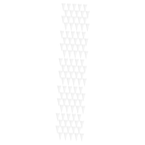 COHEALI 100 Stk Papierbrunnen konfetti blütenblatt kegel Halter für Konfettikegel Blütenkegel Hochzeit hochzeitsdeko hohle Konfetti-Kegel Konfetti-Halter für die Hochzeit Blumenpapier Weiß von COHEALI