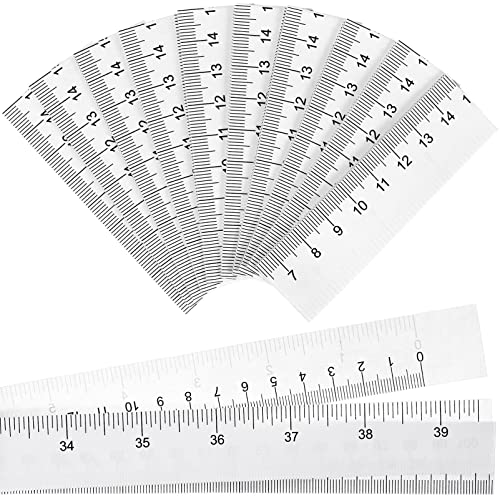 COHEALI 100 Stück Papiermaßband Einweg-Wundmesslineale Weiches Maßband Flexibles Lineal Zum Nähen Von Körpern Mit Doppelskala von COHEALI