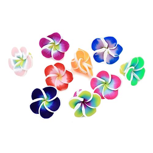 COHEALI Haarspange-set mit Blumen-ziegelsteinen Aus Polymer-ton Plumeria-blumen 8 X 15 X 15 Mm Dekorative Accessoires für Strandpartys und Hochzeiten COHEALI Haarspange-set mit Blumen-ziegelsteinen Aus Polymer-ton Plumeria-blumen 8 X 15 X 15 Mm Dekorative Accessoires für Strandpartys und Hochzeiten von COHEALI