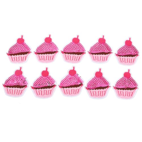 COHEALI 10st Banner Applikationen Aufbügeln Bestickte Cupcake-abzeichen Cartoon-nähflicken Applikation Zum Nähen Selber Machen Flicken Zum Nähen Von Cupcakes Stoff Patch Pailletten COHEALI 10st Banner Applikationen Aufbügeln Bestickte Cupcake-abzeichen Cartoon-nähflicken Applikation Zum Nähen Selber Machen Flicken Zum Nähen Von Cupcakes Stoff Patch Pailletten von COHEALI