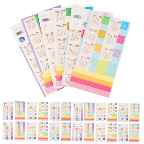 COHEALI Monatsplaner-aufkleber Kalender-registerkarten 15 Sets Mit Sonne-mond-aufklebern Buch-registerkarten Zum Organisieren Des Jahres 2024–2025 COHEALI Monatsplaner-aufkleber Kalender-registerkarten 15 Sets Mit Sonne-mond-aufklebern Buch-registerkarten Zum Organisieren Des Jahres 2024–2025 von COHEALI
