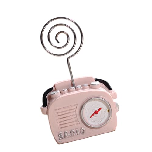 COHEALI 1Stk Funkscheinhalter Fotocliphalter für den Schreibtisch Platzhalter aus Draht Staffelei stehen memo clip halter retro telefon Radio Memohalter Zettelhalter Metall Ring Rosa COHEALI 1Stk Funkscheinhalter Fotocliphalter für den Schreibtisch Platzhalter aus Draht Staffelei stehen memo clip halter retro telefon Radio Memohalter Zettelhalter Metall Ring Rosa von COHEALI