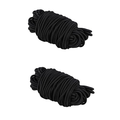 COHEALI 2 Stück Gummiband Rundes Stretchseil 10 M Länge Schwarzes Gummiband Zubehör Elastische Kordel Für Den Heimgebrauch Im Geschäft COHEALI 2 Stück Gummiband Rundes Stretchseil 10 M Länge Schwarzes Gummiband Zubehör Elastische Kordel Für Den Heimgebrauch Im Geschäft von COHEALI