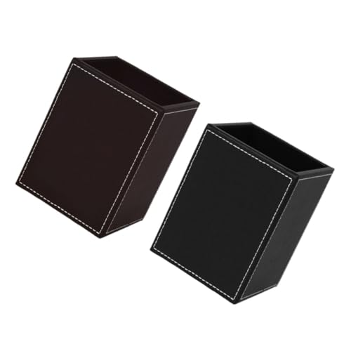 COHEALI 2 Stück Aufbewahrungsbox Für Stifte Stiftbehälter Tischblume Vase Behälter Für Büroklammern Lippenstift-korb Büro-aufbewahrungsbecher Pinselhalter Tasse Etui Kosmetikbecher Pu COHEALI 2 Stück Aufbewahrungsbox Für Stifte Stiftbehälter Tischblume Vase Behälter Für Büroklammern Lippenstift-korb Büro-aufbewahrungsbecher Pinselhalter Tasse Etui Kosmetikbecher Pu von COHEALI