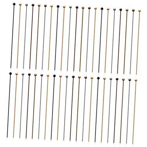COHEALI 200 Stück Metall-kopfnadeln Schmuckherstellungswerkzeuge Messing-kopfnadeln-Set Für Das Handwerk COHEALI 200 Stück Metall-kopfnadeln Schmuckherstellungswerkzeuge Messing-kopfnadeln-Set Für Das Handwerk von COHEALI