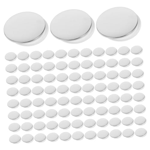 COHEALI 200 Sätze Teiliges DIY Button Pin Badge aus Langlebigem Weißblech Inklusive Metallrückseiten und Schutzfolie für Bastelprojekte und Schulaktivitäten von COHEALI