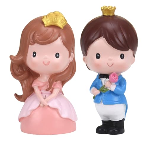 COHEALI 2st Prinzessin Prinz Ornament Cupcake-dekoration Cupcake-topper Für Die Brautparty Figuren Valentinstag Kuchendekoration Prinz Figur Paarstatue Hochzeit Harz Bräutigam Souvenir COHEALI 2st Prinzessin Prinz Ornament Cupcake-dekoration Cupcake-topper Für Die Brautparty Figuren Valentinstag Kuchendekoration Prinz Figur Paarstatue Hochzeit Harz Bräutigam Souvenir von COHEALI