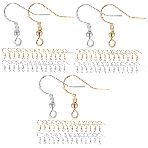 COHEALI 300 Paare Versilberte Ohrhaken Ohrhaken-kit Ohrhaken Mit Ohrringrücken Schmuckhaken Ohrhaken Aus Edelstahl Ornament-sets Ohrringe Machen Zubehör 925 Silber Jahrgang COHEALI 300 Paare Versilberte Ohrhaken Ohrhaken-kit Ohrhaken Mit Ohrringrücken Schmuckhaken Ohrhaken Aus Edelstahl Ornament-sets Ohrringe Machen Zubehör 925 Silber Jahrgang von COHEALI