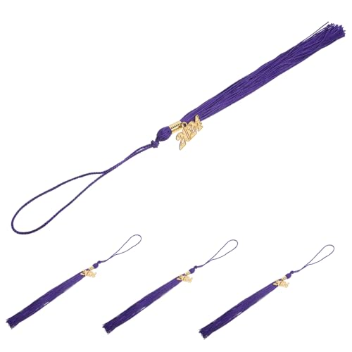COHEALI 4 Stück Teiliges Abschlusskappen Quasten Anhänger Lila Dekorative Tasseln für Bachelor und Abi Langlebige Abschlussfeier Accessoires für Fotorequisiten und Individuelle COHEALI 4 Stück Teiliges Abschlusskappen Quasten Anhänger Lila Dekorative Tasseln für Bachelor und Abi Langlebige Abschlussfeier Accessoires für Fotorequisiten und Individuelle von COHEALI
