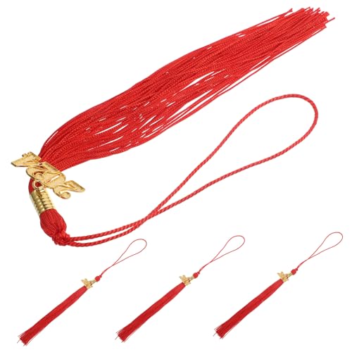 COHEALI 4 Stück Teiliges Abschlusskappen Quasten Anhänger in Rot Dekorative Graduation Tassel Charms für Abschlussfeier Zubehör Leicht Langlebig Teilen mit Kommilitonen COHEALI 4 Stück Teiliges Abschlusskappen Quasten Anhänger in Rot Dekorative Graduation Tassel Charms für Abschlussfeier Zubehör Leicht Langlebig Teilen mit Kommilitonen von COHEALI
