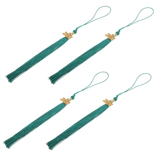 COHEALI 4 Stück Teiliges Abschlusskappen Quasten Grün Langlebige Metallanhänger Leichte Dekoration für Abschlussfeier Kreative Abschluss Hut Accessoires als Bedeutungsvolles COHEALI 4 Stück Teiliges Abschlusskappen Quasten Grün Langlebige Metallanhänger Leichte Dekoration für Abschlussfeier Kreative Abschluss Hut Accessoires als Bedeutungsvolles von COHEALI
