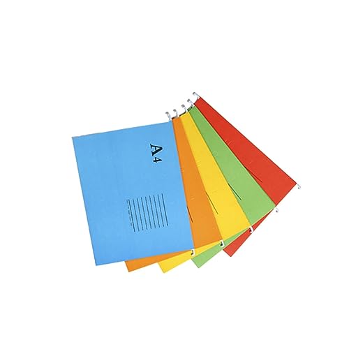 Briefumschläge 5 Stück Wandmontage-Aktenhalter A4-Umschläge Farbige Umschläge Papier-Aktenblattschutz Hängeregistratur-Organizer Hänge-Dokumentenständer A4-Aktenordner von COHEALI