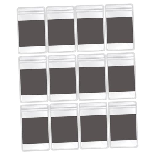 COHEALI 50 Sätze Transparente PVC Schmuckbeutel mit Oxidationsblatt Wiederverschließbare Aufbewahrungstaschen für Ringe Ohrringe und Halsketten Langlebig Wasserfest Vielseitig für Schmuck von COHEALI