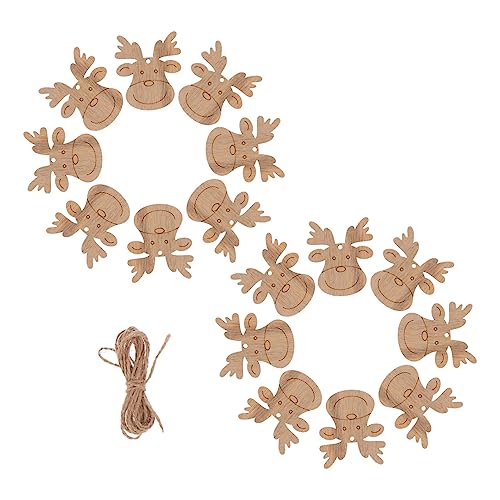 COHEALI 60 Stk Weihnachtshirsch-anhänger Unfertige Holzkreise Rentier Weihnachtsschmuck Rentier Holzausschnitt Christbaumschmuck Aus Holz Hirschkopf Aus Holz Kind Holzhandwerk Weihnachten COHEALI 60 Stk Weihnachtshirsch-anhänger Unfertige Holzkreise Rentier Weihnachtsschmuck Rentier Holzausschnitt Christbaumschmuck Aus Holz Hirschkopf Aus Holz Kind Holzhandwerk Weihnachten von COHEALI