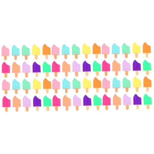 COHEALI 60 Stk farbiger Highlighter Textmarker für Notizen farbiger Lackstift Gel kinder stifte kinderstifte Schokoladengeschenk das Geschenk tragbare Stifte Eis am Stiel-Marker Mehrfarbig von COHEALI