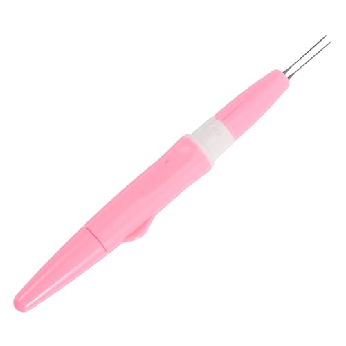 COHEALI Felting Nadel Teilig mit Stift Langlebiges Kunststoff Metall Tool für DIY Punch Nadel Stickerei Minimalistisches Design für Patchwork Filztiere Puppen Textildekoration von COHEALI