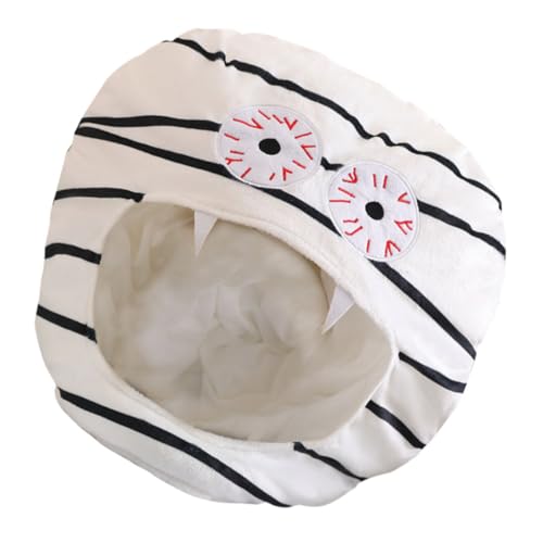 COHEALI Halloween Mumien Kopfbedeckung Plüsch Cosplay Hut Lustiger Kostümhut für Party Foto Requisit Karneval Zubehör COHEALI Halloween Mumien Kopfbedeckung Plüsch Cosplay Hut Lustiger Kostümhut für Party Foto Requisit Karneval Zubehör von COHEALI