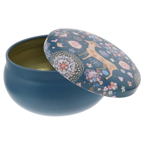 COHEALI Kleine Runde Blechdose mit Deckel Vielseitige Aufbewahrungsbox für Süßigkeiten und Proben Stabile Metallbox mit Elegantem Retro Design für Party und Geschenkverpackung COHEALI Kleine Runde Blechdose mit Deckel Vielseitige Aufbewahrungsbox für Süßigkeiten und Proben Stabile Metallbox mit Elegantem Retro Design für Party und Geschenkverpackung von COHEALI