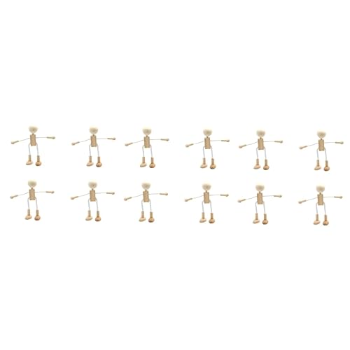 COHEALI Lernspielzeug 12 Stück Leere Puppenskulptur Pädagogisches Modell Unfertiges Ornament Formbarer Aktionsblock Malerei Gelenke Gelbe Puppe Beweglich Wäscheklammer Aus Holz COHEALI Lernspielzeug 12 Stück Leere Puppenskulptur Pädagogisches Modell Unfertiges Ornament Formbarer Aktionsblock Malerei Gelenke Gelbe Puppe Beweglich Wäscheklammer Aus Holz von COHEALI