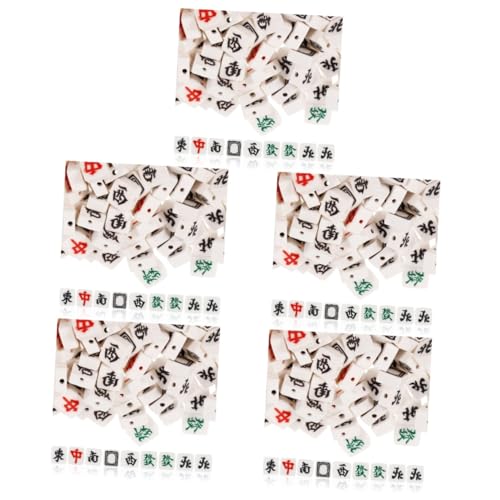 COHEALI Mahjong-Perlen, lose Perlen, Perlen, Halskette, DIY-Abstandshalter, Tonperlen für Halskette, Ton, Halskette, lose Mahjong-Charms für Schmuckherstellung, Mahjong-Abstandshalter, 500 Stück COHEALI Mahjong-Perlen, lose Perlen, Perlen, Halskette, DIY-Abstandshalter, Tonperlen für Halskette, Ton, Halskette, lose Mahjong-Charms für Schmuckherstellung, Mahjong-Abstandshalter, 500 Stück von COHEALI
