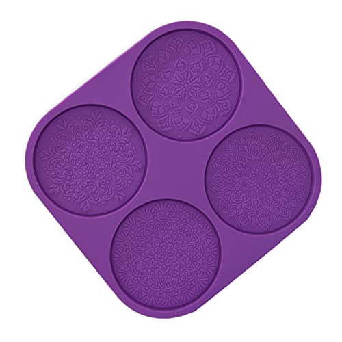 COHEALI Mandala Muster Silikonform Für Untersetzer Gießform Für Epoxidharz Wiederverwendbar Leicht Zu Entformen Für Kreative Bastelprojekte COHEALI Mandala Muster Silikonform Für Untersetzer Gießform Für Epoxidharz Wiederverwendbar Leicht Zu Entformen Für Kreative Bastelprojekte von COHEALI