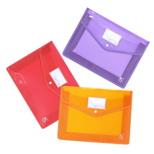 COHEALI Organizer Aufbewahrungstasche 3er Pack Aktenhalter Druckknopf Dokumente COHEALI Organizer Aufbewahrungstasche 3er Pack Aktenhalter Druckknopf Dokumente von COHEALI