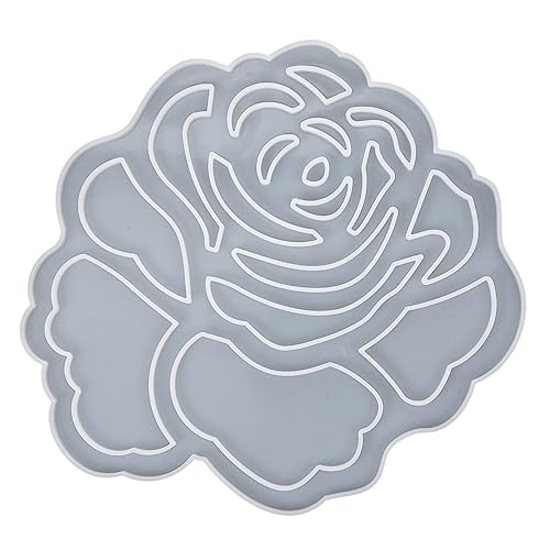 COHEALI Rosenschimmel Form in Rosenform Backformen Für Rosen Gießform Aus Epoxidharz Harzformen Für Kerzen Rosenförmige Silikonformen Anhänger Weiß Lieferungen Die Blumen Kieselgel von COHEALI