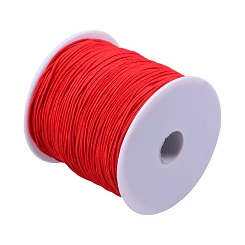 COHEALI Rote Elastische Schnur für DIY Schmuck Widerstandsfähiger Gummifaden für Armbänder Perlen für Schmuckherstellung und Bastelprojekte COHEALI Rote Elastische Schnur für DIY Schmuck Widerstandsfähiger Gummifaden für Armbänder Perlen für Schmuckherstellung und Bastelprojekte von COHEALI