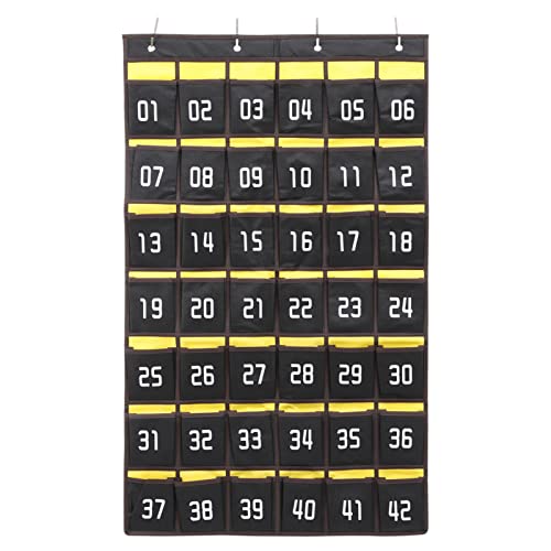 COHEALI Taschentabelle – Nummerierte Taschen Klassenzimmer-Taschenrechnerhalter Handy-Taschen Zum Aufhängen An Der Tür Und An Der Wand Organizer-Taschen von COHEALI