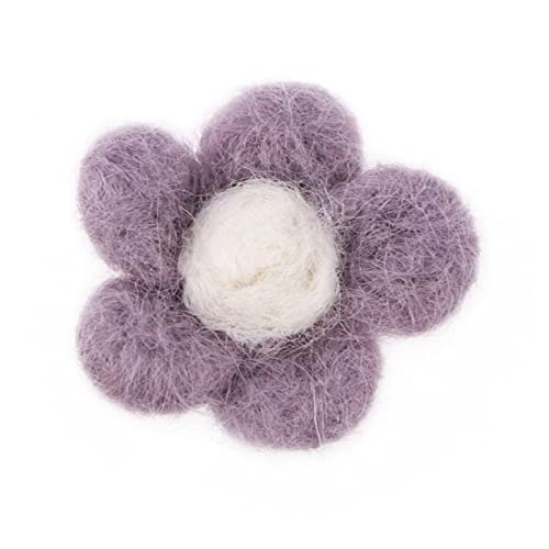 COHEALI Wollfilz 5-blütenblatt Blume Violett Für Nadelfilz-bastelprojekte Und Dekoration COHEALI Wollfilz 5-blütenblatt Blume Violett Für Nadelfilz-bastelprojekte Und Dekoration von COHEALI